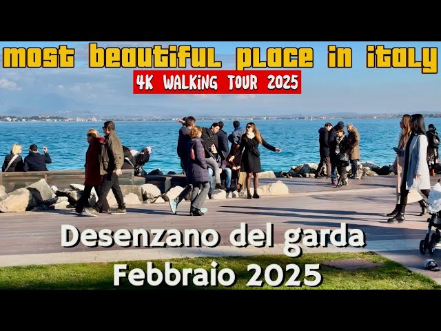 Walking tour 4k Desenzano del Garda: Lake Garda - (4k walking tour ) Italy 2025. Gardasee