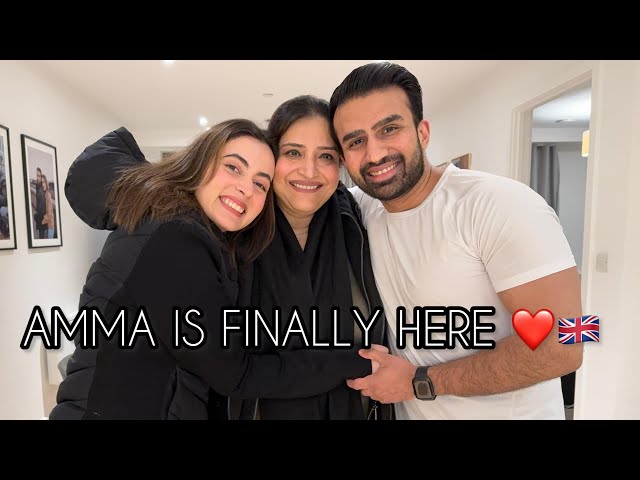 AMMA IS FINALLY HERE ❤️🇬🇧 | VLOG 490