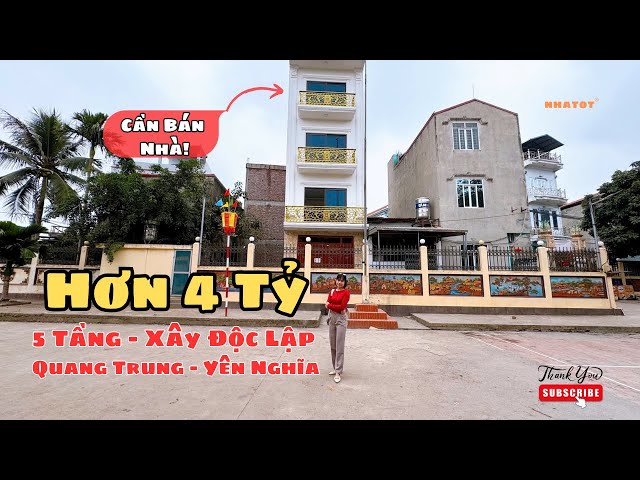 Nhà Đẹp 5 Tầng Đường Quang Trung - Yên Nghĩa, Xây Độc Lập Ô-TÔ Đỗ Cạnh Nhà | Nhà Tốt