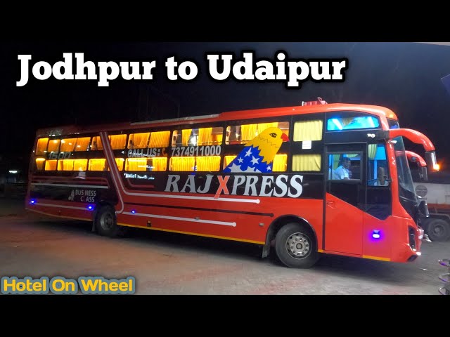 Brand New Bus Raj Xpress jodhpur to udaipur bus journey #mini_vlog #travel