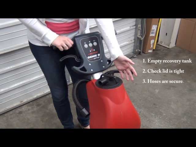 Solving pickup issues on the Betco Genie B auto scrubber