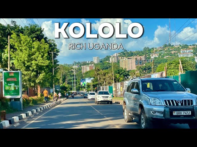 Inside Kampala's Richest Neighbourhood, KOLOLO | Drive Tour in 4K