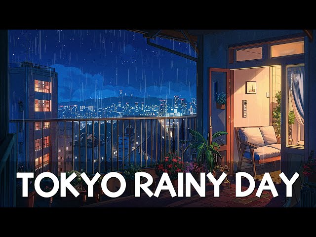 Japan Night Chill 🌧️ Lofi Chill Beats 🍀 Rain Chillhop Mix to make you Chill / Relax / Deep Focus