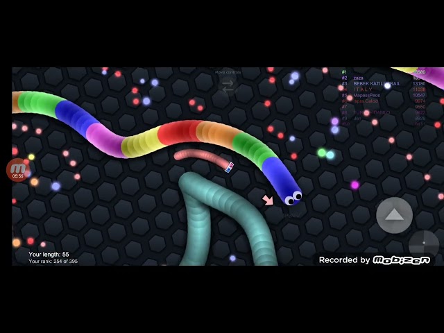 SLITHER.IO game play