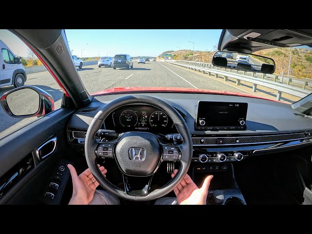 2025 Honda Civic Hybrid Sport Hatchback - POV Test Drive (Binaural Audio)