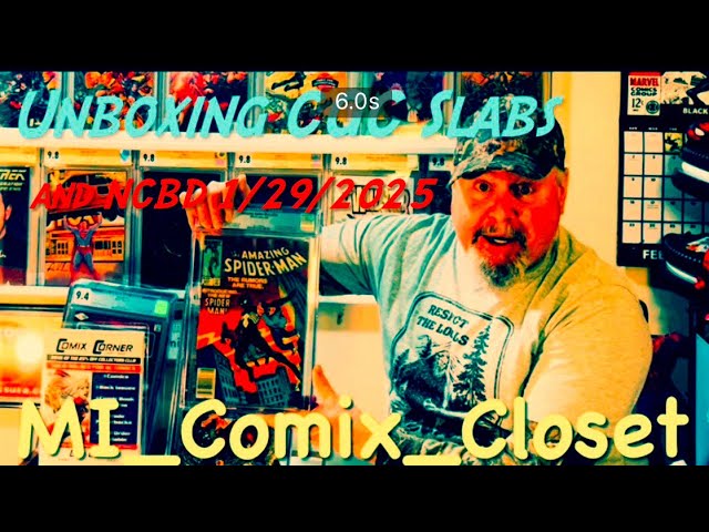 I’m Unboxing CGC Blue Label Slabs and Showing My Pickups from NCBD 1/29/2025!