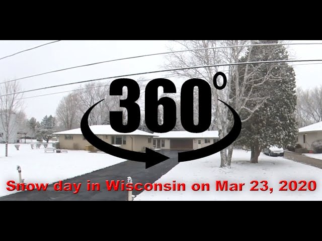 Snow Day in Wisconsin on Mar 23rd