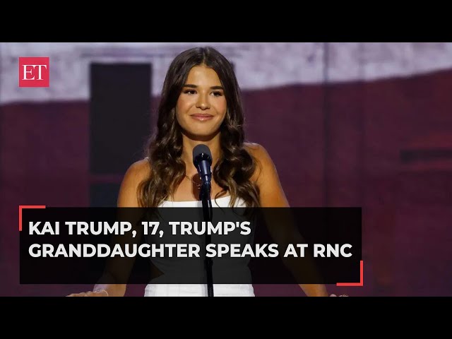 Kai Trump: Trump's granddaughter makes her debut campaign at RNC, says 'heartbreaking when he was…'