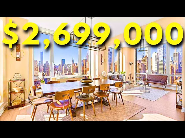 NYC Luxury Apartment Tour: Stunning 3 Bed, 3.5 Bath on 60th Street with Iconic City Views