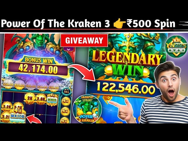 Yono Rummy New Game Power Of The Kraken 3 ! yono rummy 91 ! Power Of Kraken 3