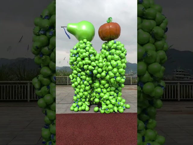 Fruit pairing c4d animation decompression special effects