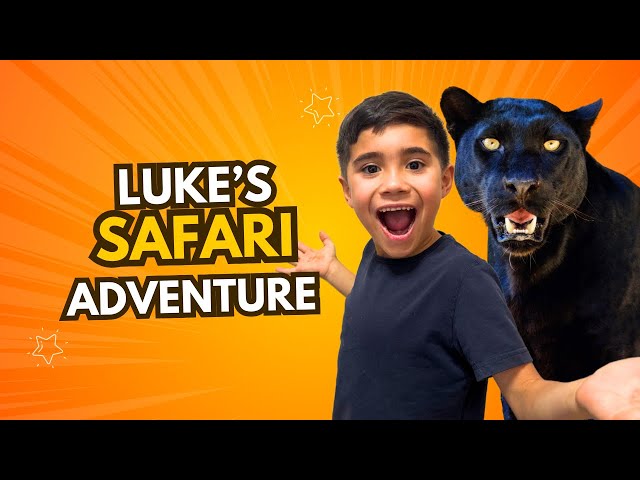 Luke's Wild Adventure at the Zoo! 🐾 Goat Feeding, Safari, Fun Rides, and a Roar War! ​⁠