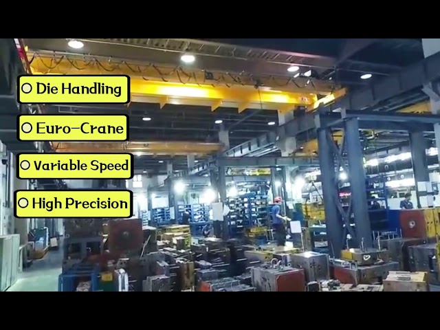 Mould & Die Handling Crane, Variable Speed Overhead Crane Double Girder for High Precision