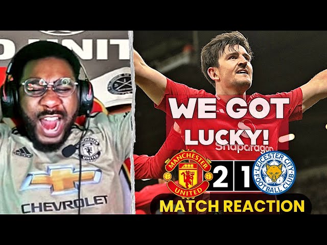 MANCHESTER UNITED 2-1 LEICESTER | MAGUIRE LATE WINNER! Match Reaction | Ivorian Spice Reacts