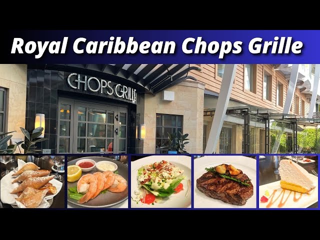 Royal Caribbean Chops Grille Dining Review | Best Steak at Sea?