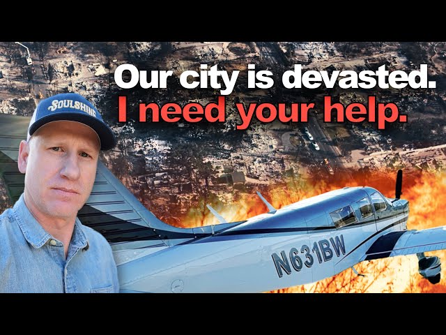 L.A. Fire Aftermath from my Small Plane - I Need Your Help