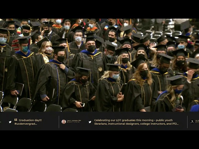 University of Colorado Denver Fall 2021 Commencement