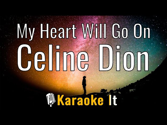 My Heart Will Go On - Celine Dion (Lyrics) VR 360 4K