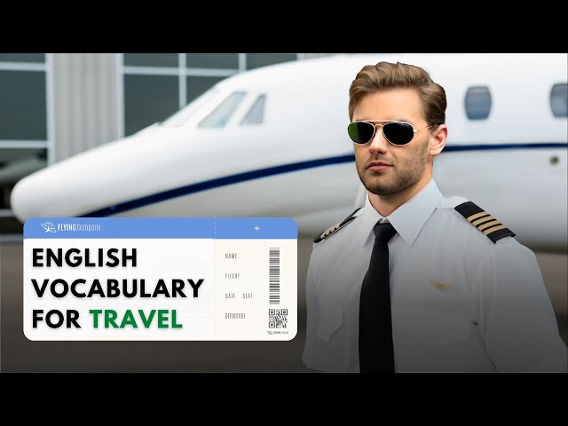 English TRAVEL Vocabulary - 10 Words You MUST Know!!