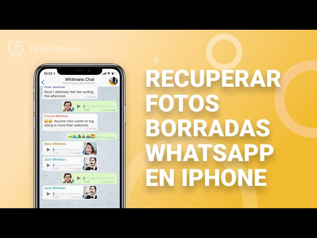 (3 soluciones) Cómo recuperar fotos de WhatsApp iPhone 2022