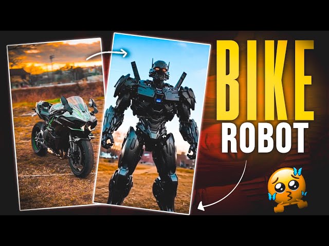 Bike Se Robot Banane Ka Tarika | CapCut Video Editing Tutorial 🚀  Full Video Editing Tutorial 😳