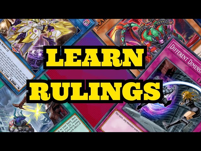 YU-GI-OH! RULINGS YOU NEED TO KNOW