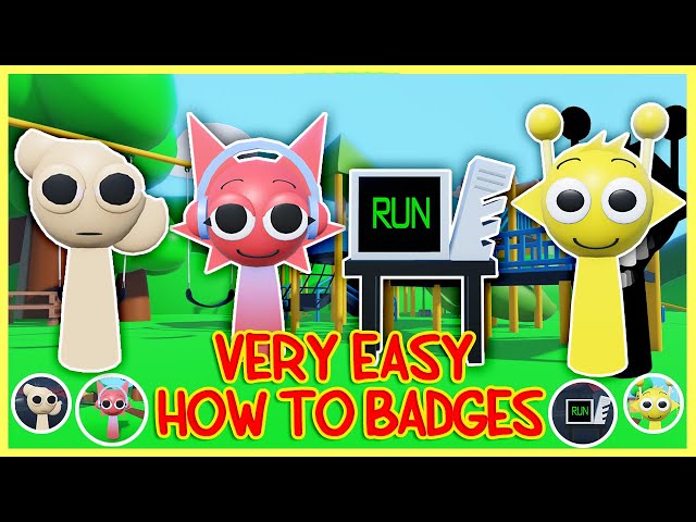 Roblox - How To Get All 5 New Badges In 3D Sprunki RP And Animations Update