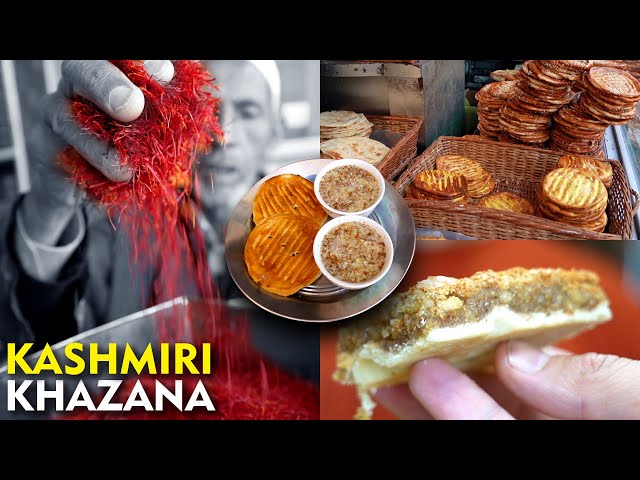 Kashmir Street Food Tour | Srinagar Local Food Moon Light Walnut Fuge | Original Saffron