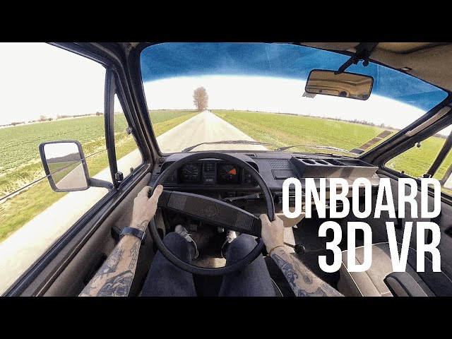 3D POV Onboard | VW T3 Volkswagen Transporter Westfalia 86' | Pov drive VR 180