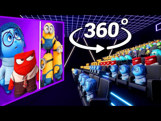 Inside Out 2  x  Despicable Me   360° - CINEMA HALL | 4K VR 360 Video