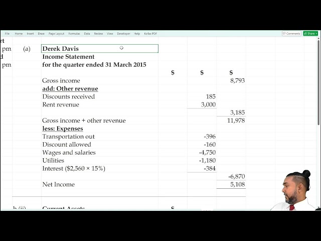 2025 02 10 - PoA F5 - Income statement revision - Day 2