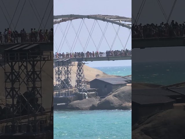 🏄‍♂️#Kanyakumari glass #bridge 🌉 long focus