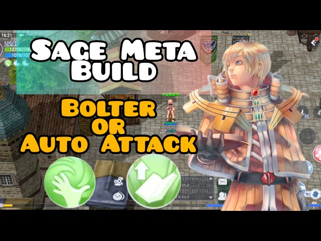 SAGE BUILD COMPARISON | BOLTER AND AUTO ATTACK BUILD | The Ragnarok SEA