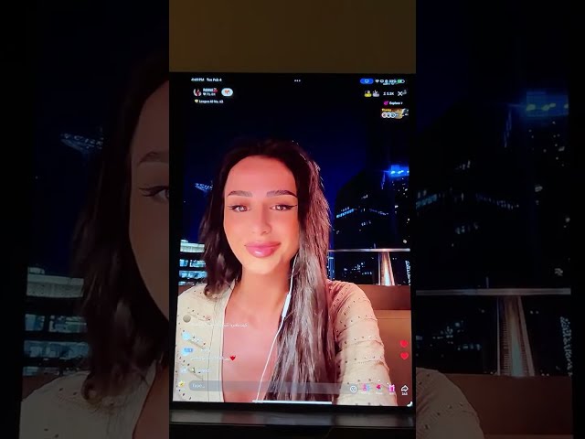 Reine khoury tiktok celebrity live stream رين خوري مشهورة تيكتوك بث مباشر