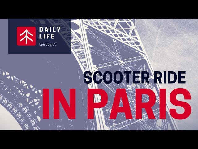 Scooter ride in Paris in 360° VR (Daily Life 03)