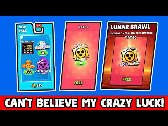 Purchasing My Last Pizza Planet Offer + CRAZY Rewards From Lunar Brawl Starr Drops!