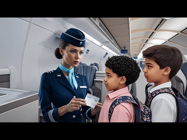 Flight Attendant Rips Up Twin Black Boys' Tickets, Not Knowing Their Father Is a Billionaire