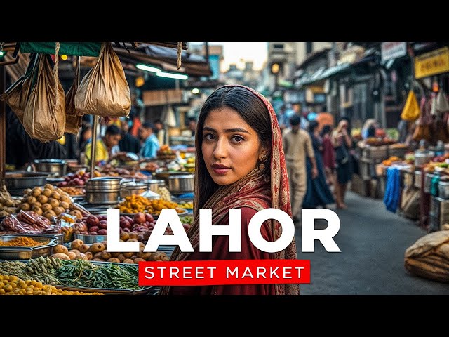 🇵🇰 LAHOR, Pakistan: INCREDIBLE Walking Tour of The Street Market [4K, HDR]