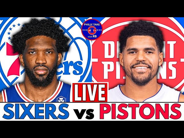 Sixers vs Pistons Live Play-By-Play & Postgame Show