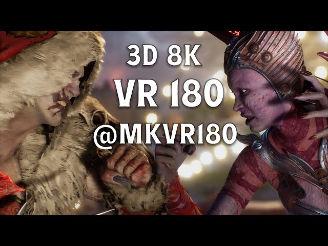 Mortal Kombat VR: General Shao vs Nitara (VR180 8K 3D Battle) | Epic Virtual Fight Scene (MQVR-25F)