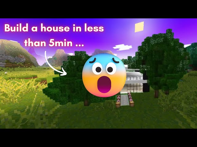 Build a Stunning Minecraft House in Just 5 Minutes! 2025🏡✨