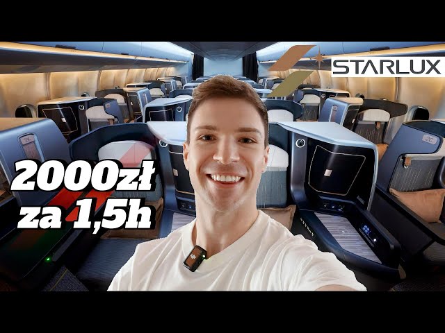 SZOK! Czy to NAJLEPSZA Klasa Biznes? ✈️  Starlux Airlines A330neo HKG-TPE. Recenzja 2025