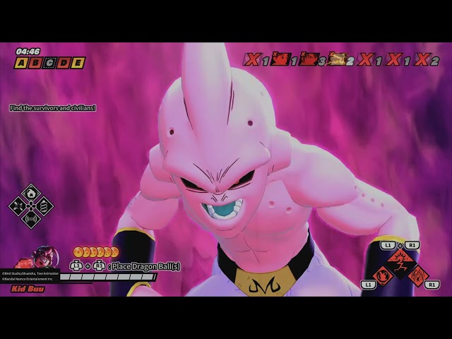 DragonBall The Breakers Majin Buu montage  (DBZ - Super Buu Theme Slowed)