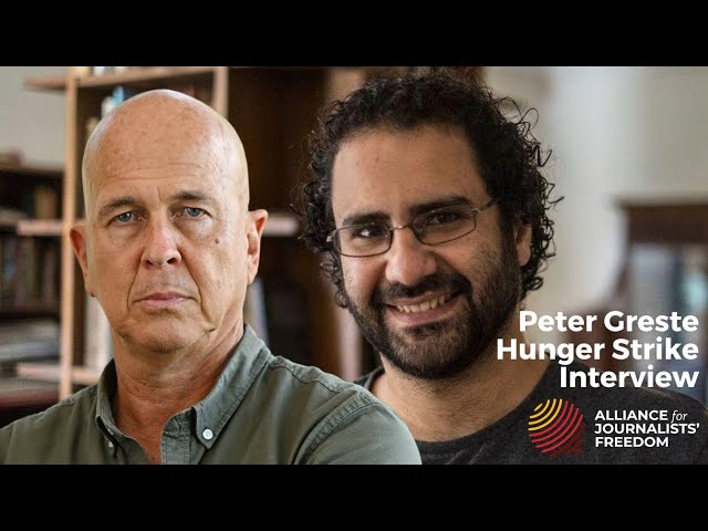 Peter Greste post-hunger strike interview