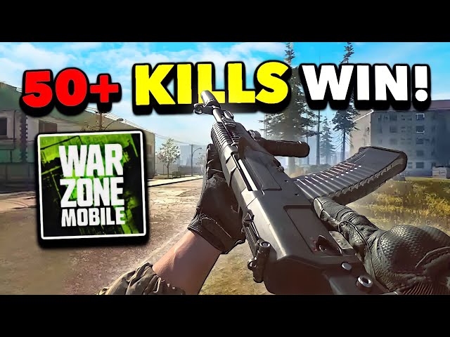 WARZONE MOBILE 50+ KILLS RECORD GAMEPLAY! 150 PLAYERS! (NEW UPDATE)