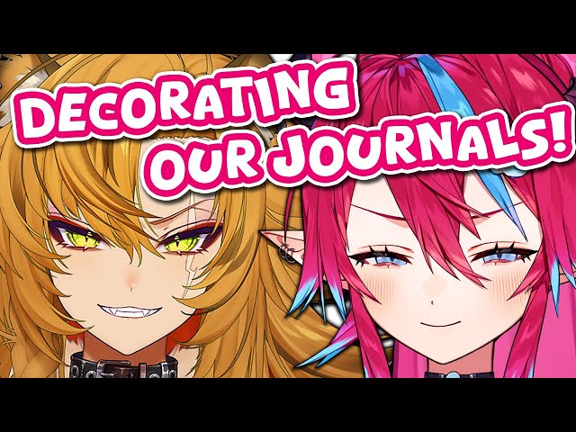 🔴 【HANDCAM】Decorating my journal with @YenaYoungblood !!