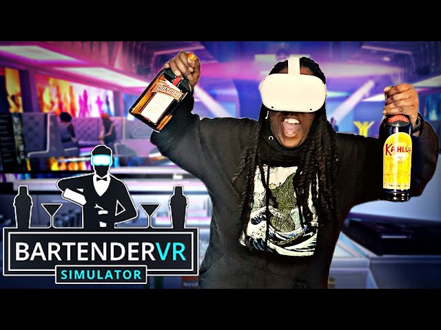 I BROKE WAY TOO MANY BOTTLES! | BARTENDER SIMULATOR VR META QUEST 2