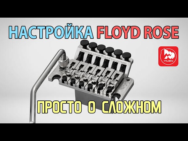 Floyd Rose - настройка и регулировка от гитарного мастера