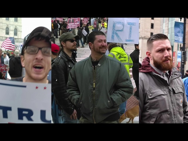 Nazi salutes and hate speech at the RI Trump/DePetro MAGA Rally (extended version)