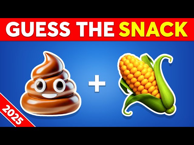 Guess The Snack by Emoji 🍟🥨 Emoji Quiz